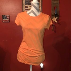 Orange Fitted T-Shirt